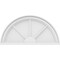 Ekena Millwork Half Round 3 Spoke Architectural Grade PVC Pediment, 26"W x 13"H x 2"P PEDPS026X130HRO03 - alternate 6